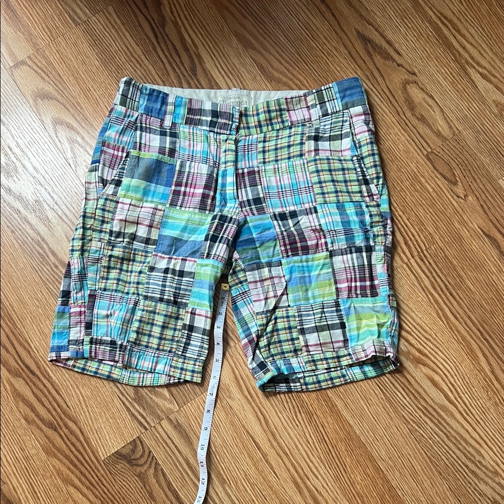 J. Crew Multicolor Plaid Women Shorts